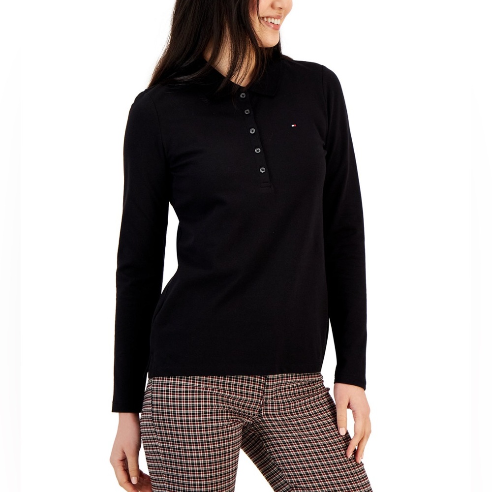 Tommy Hilfiger Classic Black Polo Shirt - Like New